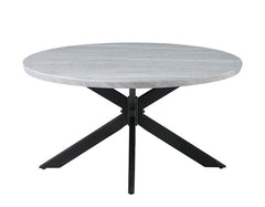 Mesa de cóctel redonda de imitación mármol Keyla 