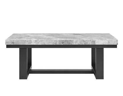 Mesa de cóctel de mármol gris Lucca 