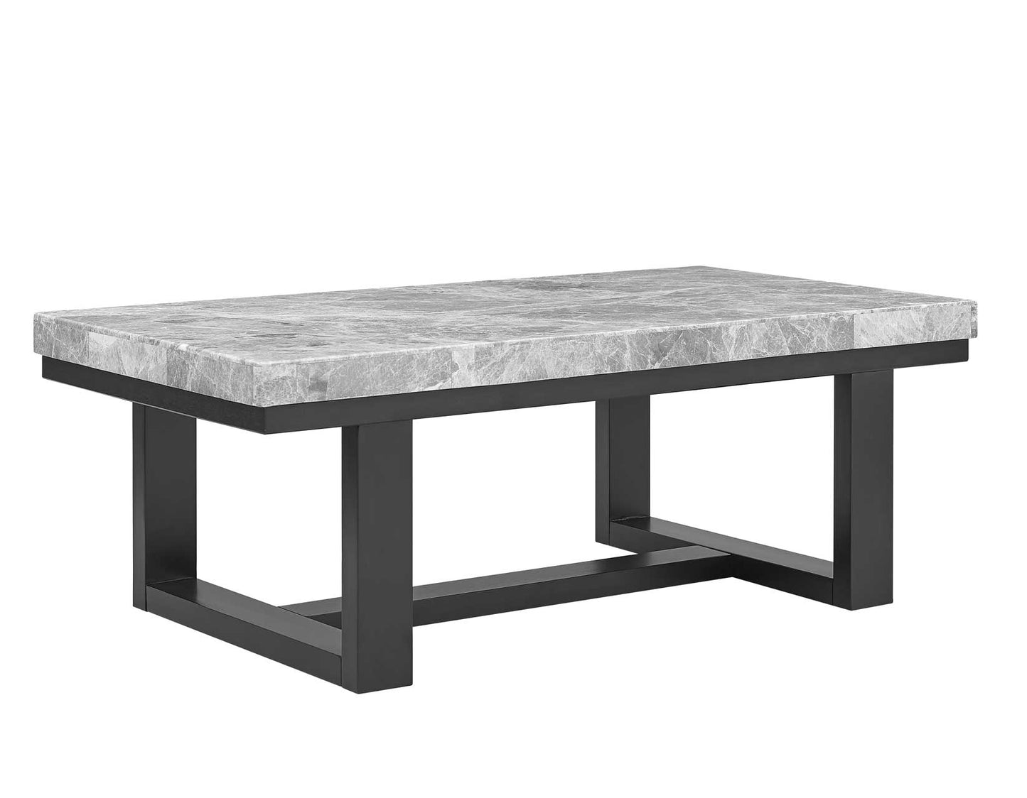 Mesa de cóctel de mármol gris Lucca 