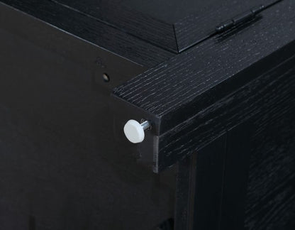 Servidor con puerta de la Catedral de Magnolia