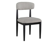 Juego de comedor Magnolia redondo de 5 piezas, 52 pulgadas, color negro