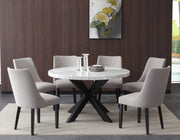 Mesa de comedor redonda Xena de 52 pulgadas