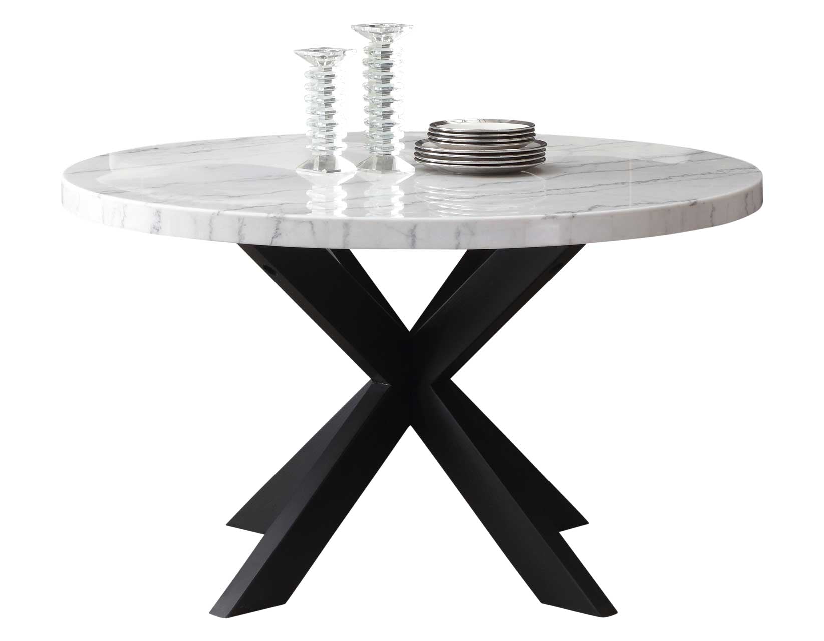 Mesa de comedor redonda Xena de 52 pulgadas
