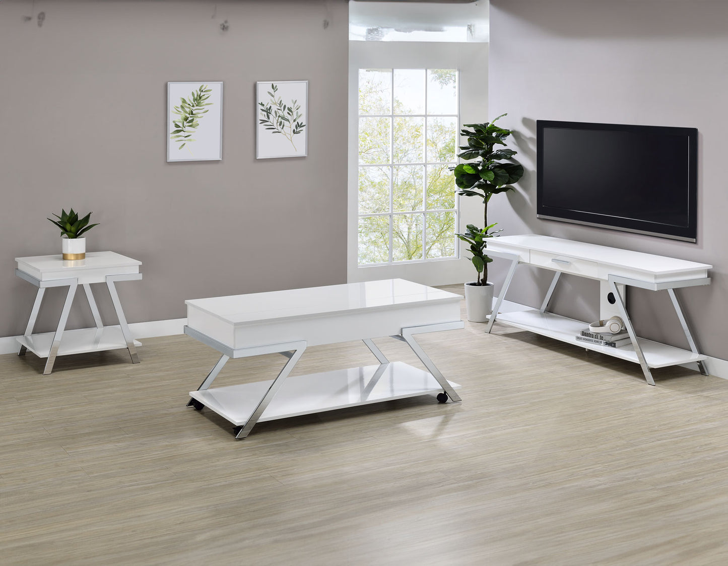 Mesa de cóctel elevable con ruedas Zena (copia)