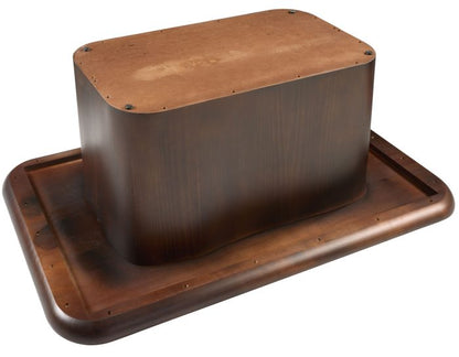 Mesa de centro de madera maciza Hunter de 48″