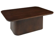 Mesa de centro de madera maciza Hunter de 48″