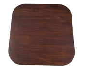 Mesa auxiliar de madera maciza Hunter de 22″ 