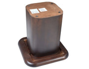 Mesa auxiliar de madera maciza Hunter de 22″ 