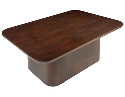 Mesa de centro de madera maciza Hunter de 48″