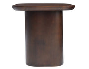 Mesa auxiliar de madera maciza Hunter de 22″ 