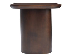 Mesa auxiliar de madera maciza Hunter de 22″ 