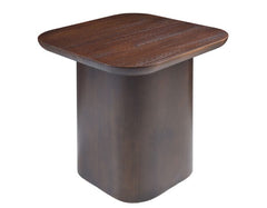 Mesa auxiliar de madera maciza Hunter de 22″ 