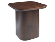 Mesa auxiliar de madera maciza Hunter de 22″ 