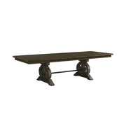 Stone Dining 6Pc Set- Table, 4 Side Chairs, & Pew Bench