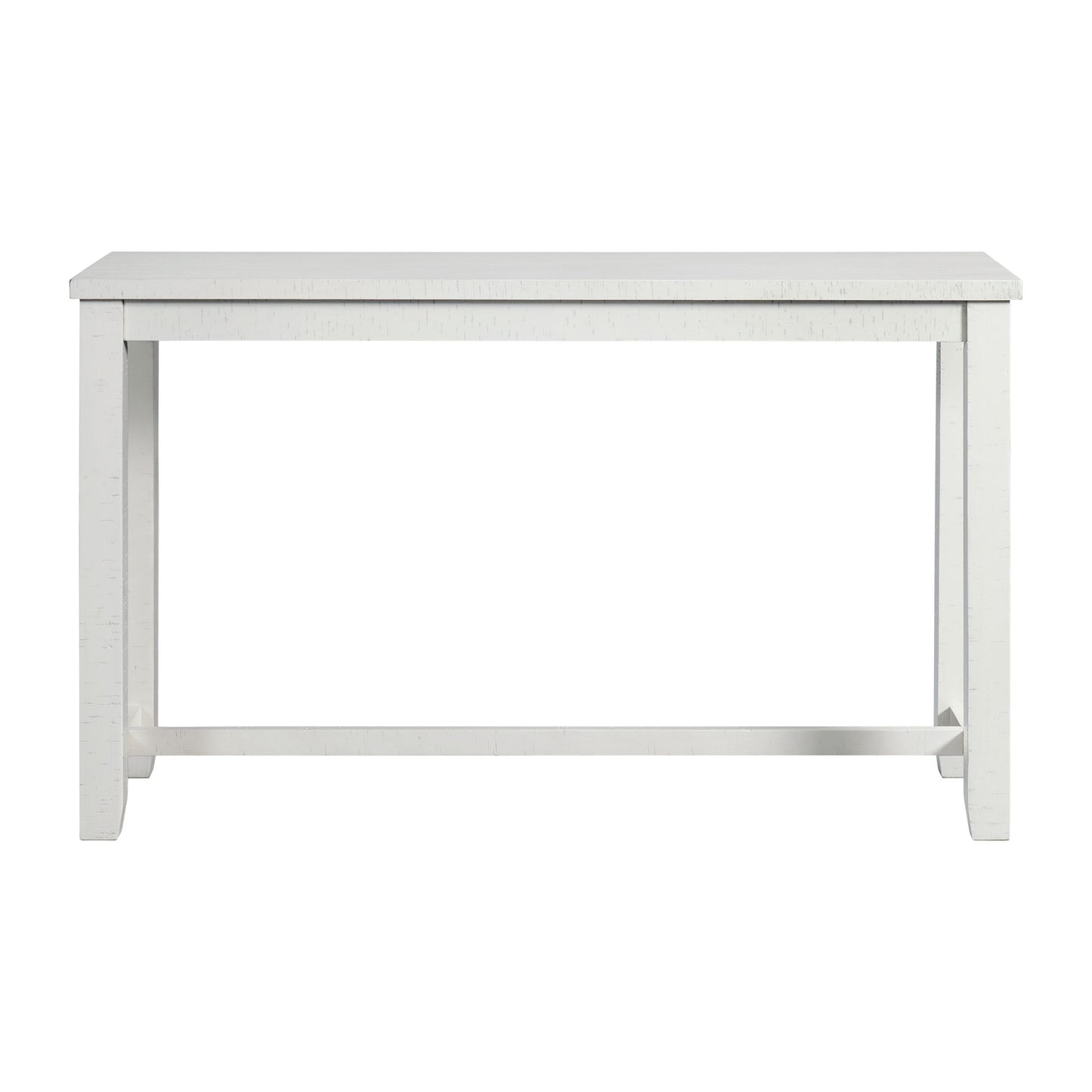 Paquete individual de mesa de bar auxiliar Stone en blanco