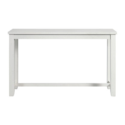 Paquete individual de mesa de bar auxiliar Stone en blanco
