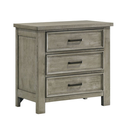 Sullivan King Storage 4PC Bedroom Set with 2 Nightstands & Chest in Drift Grey