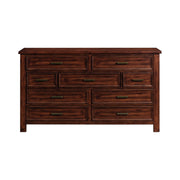 Sullivan 9-Drawer Dresser in Rich Cherry