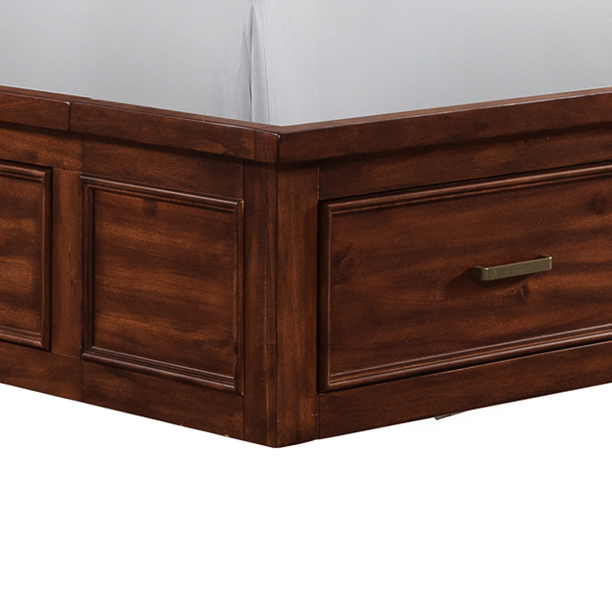 Sullivan King Storage 5PC Bedroom Set with 2 Nightstands, Dresser & Chest in Rich Cherry