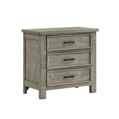 Sullivan King Storage 3PC Bedroom Set in Drift Grey