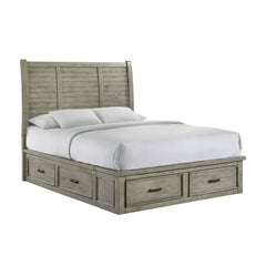 Sullivan Queen Storage Bed in Drift Grey