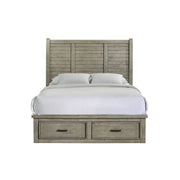 Sullivan Queen Storage Bed in Drift Grey