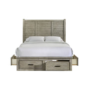 Sullivan Queen Storage Bed in Drift Grey