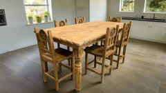 Juego de comedor de 7 piezas San Antonio de altura de mostrador