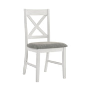 Summerville 6PC Dining Set with Table, 4 Chairs, and Bench in Oak and Antique White
