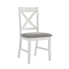 Summerville 6PC Dining Set with Table, 4 Chairs, and Bench in Oak and Antique White