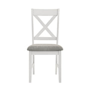 Summerville 6PC Dining Set with Table, 4 Chairs, and Bench in Oak and Antique White