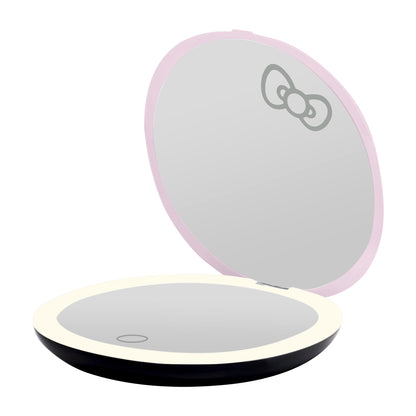 Hello Kitty® "Supercute Signature" Print LED Compact Mirror