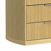 Sylvie King UPH 4PC Bedroom Set with 2 Nightstands & Chest in Natural