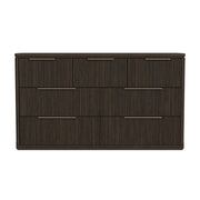 Sylvie 7-Drawer Dresser in Dark Brown