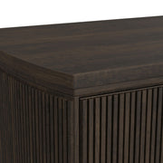 Sylvie Queen UPH 5PC Bedroom Set with 2 Nightstands, Dresser & Chest in Dark Brown