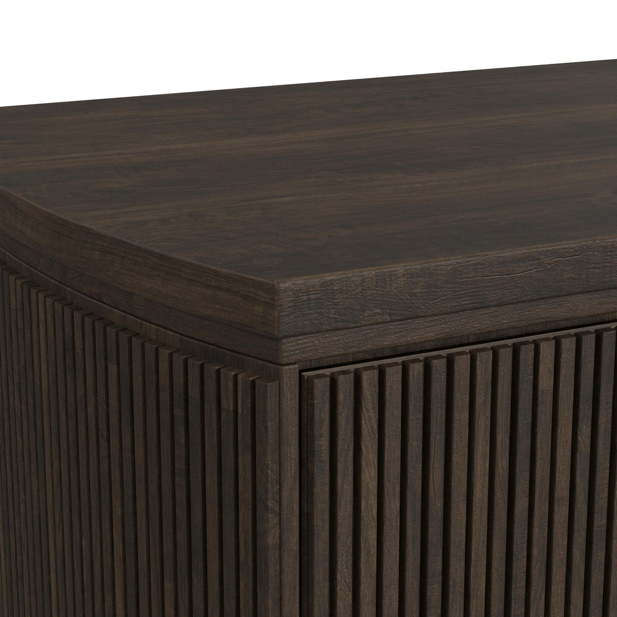 Sylvie King UPH 3PC Bedroom Set with 2 Nightstands in Dark Brown