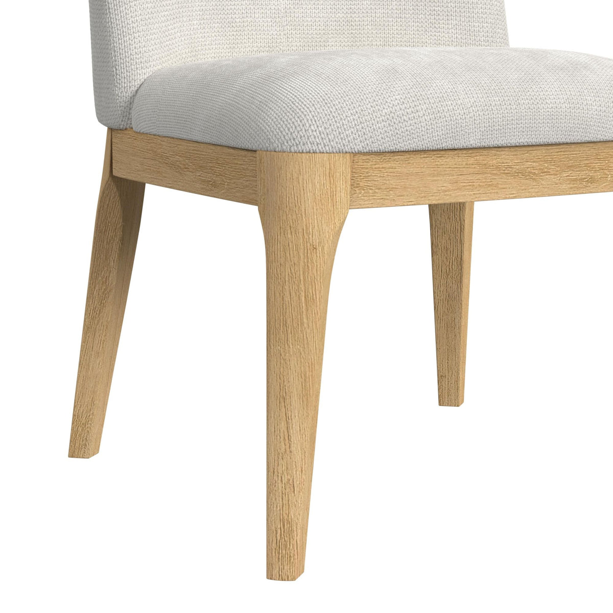 Sylvie 5PC Standard Height Dining Set in Natural-Oval Table and Four Chairs