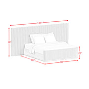 Sylvie Wall Bed King Set in Natural