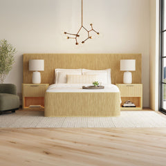 Sylvie Wall Bed King Set in Natural