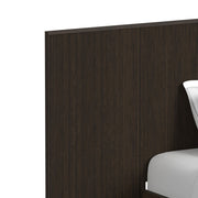 Sylvie Wall Bed Queen Set in Dark Brown