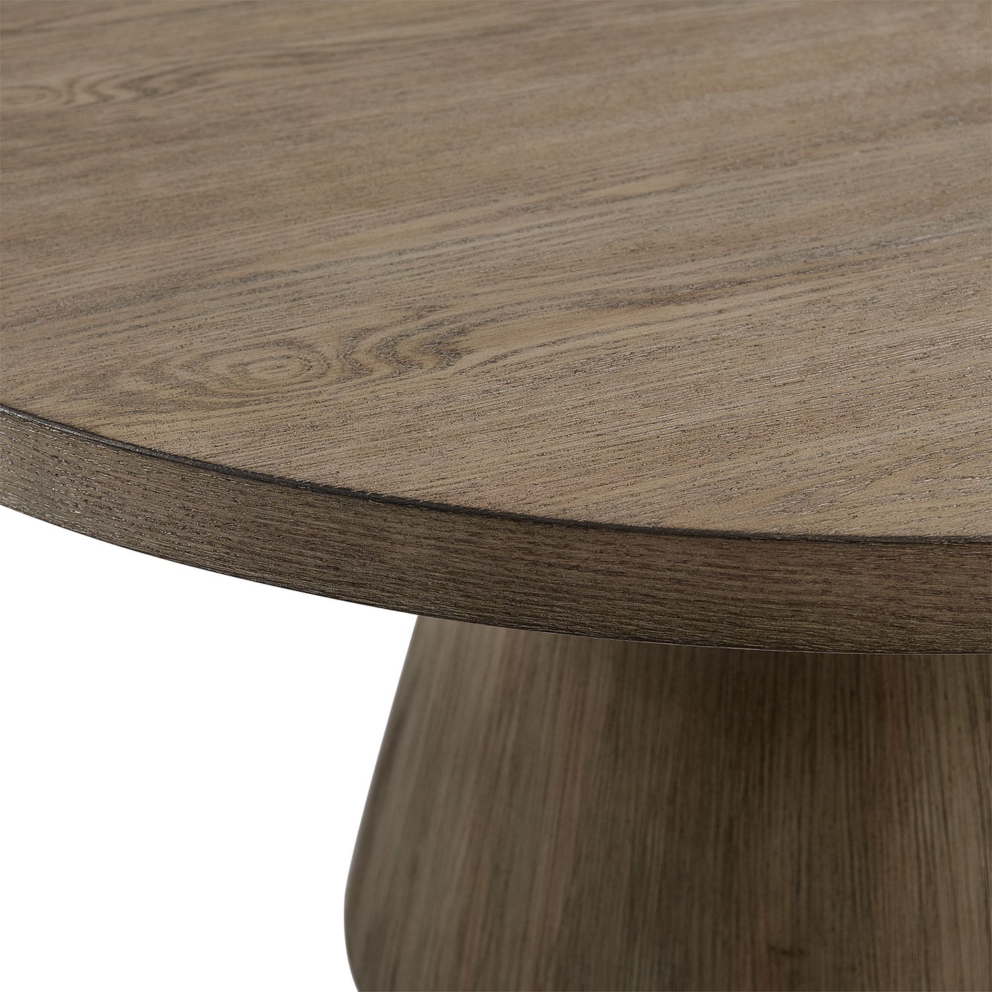 Portland Round Coffee Table in Grey