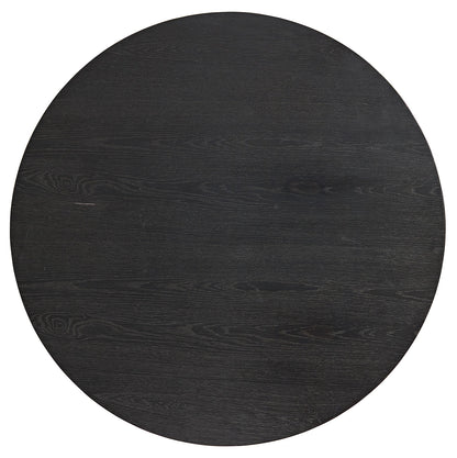 Mesa de centro redonda Portland en color negro