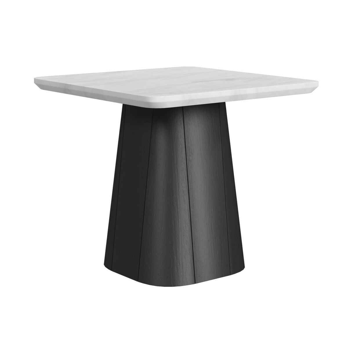 Edison End / Coffeee Table White & Black