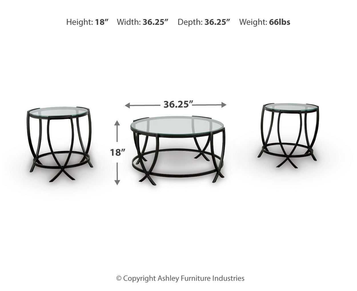 Tarrin Occasional Table Set (3/CN)