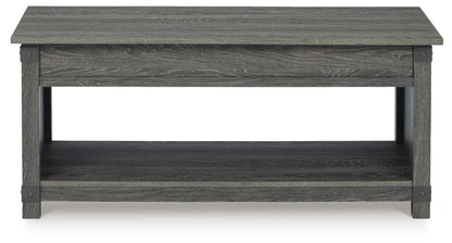 Freedan Lift-top Coffee Table, 2 End Tables and Console