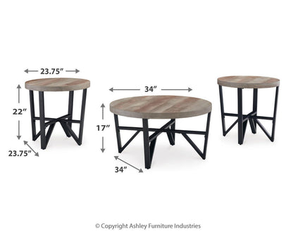 Deanlee Occasional Table Set (3/CN)