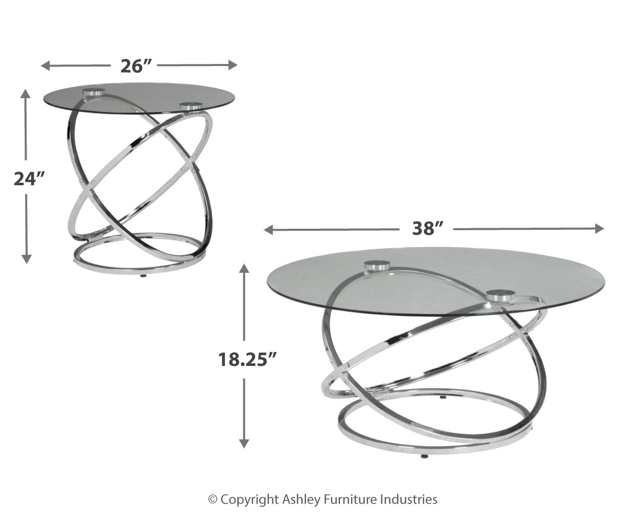 Hollynyx Occasional Table Set (3/CN)