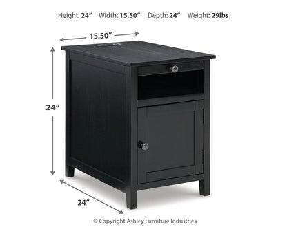 Treytown Chair Side End Table