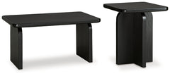 Manor Stone Occasional Table Set (2/CN)