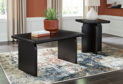 Manor Stone Occasional Table Set (2/CN)